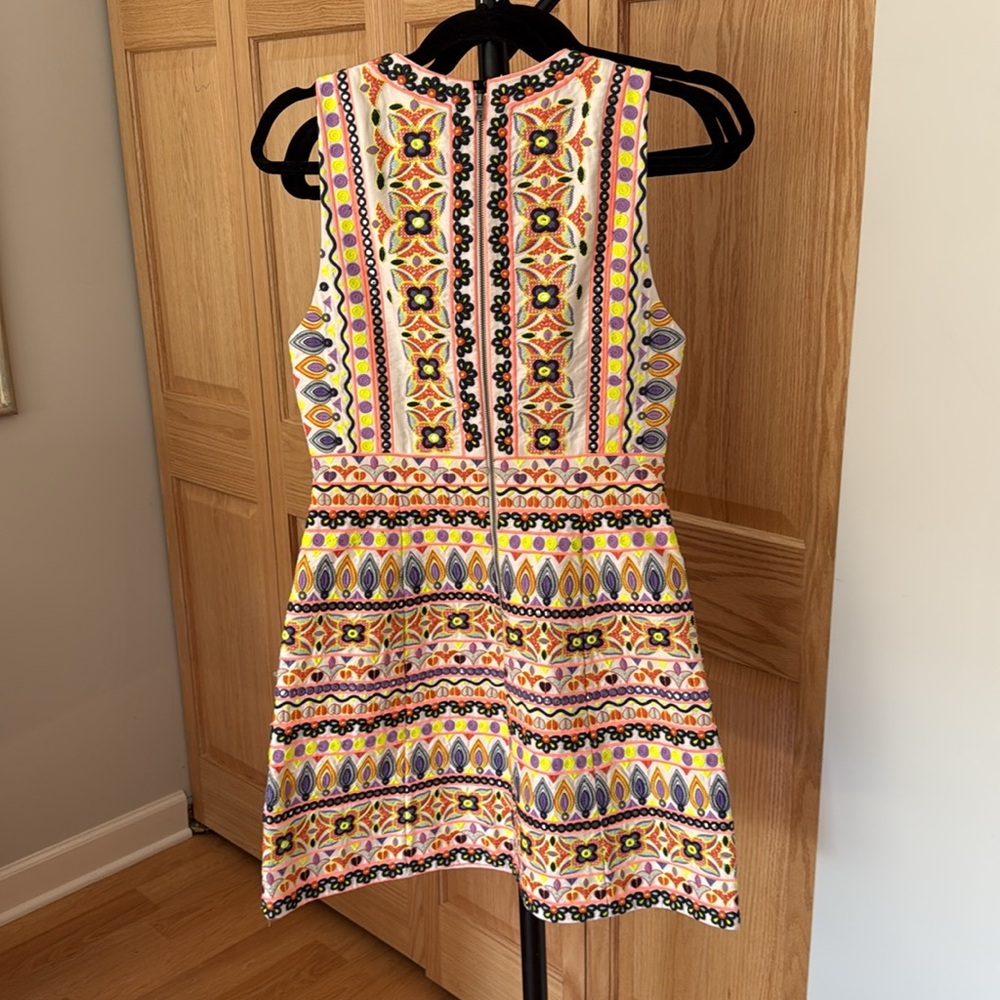 Alice + Olivia Multicolor Patterned Mini Dress - image 4